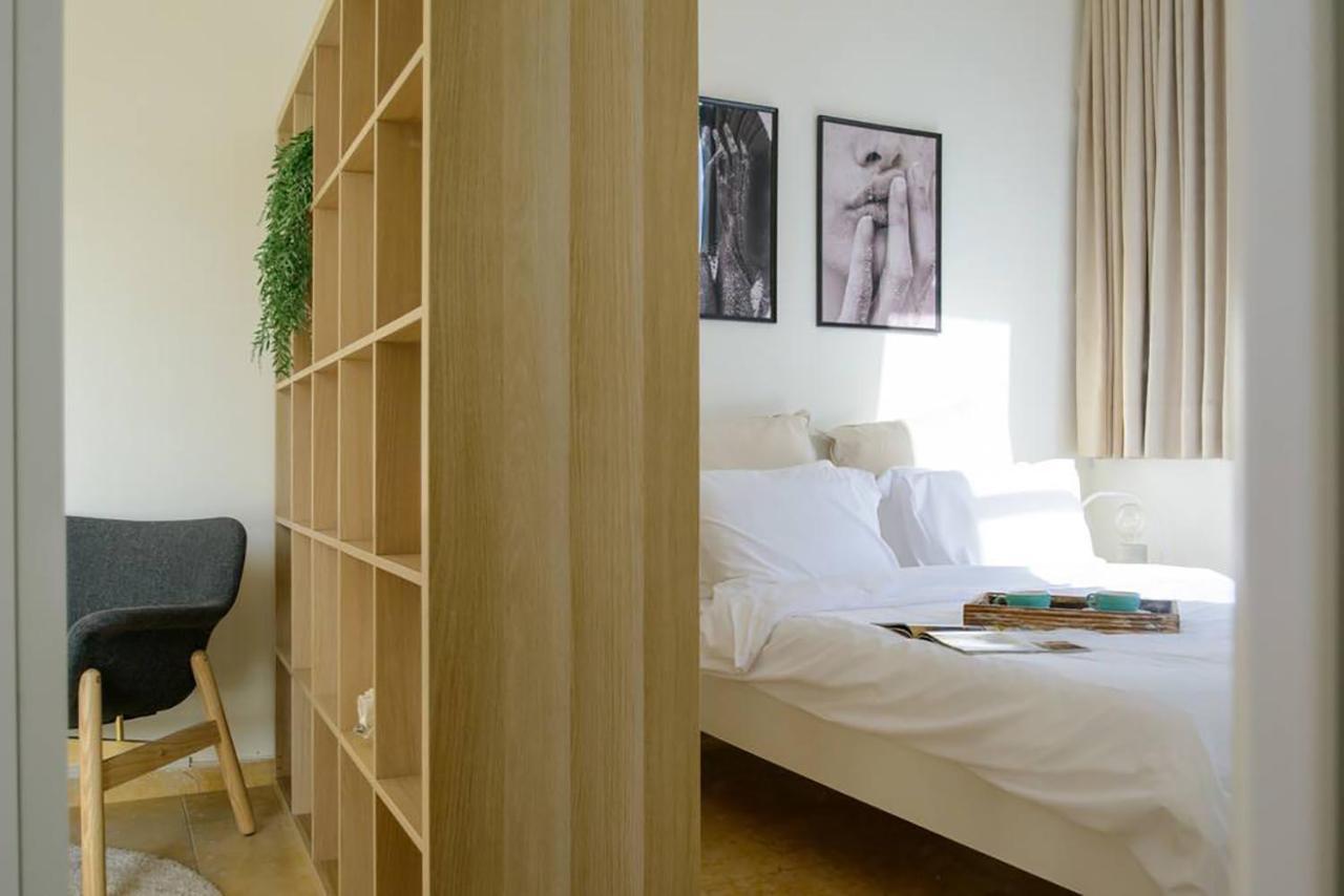 Bright And Spacious Loft By The Sea With Bomb Shelter テル・アビブ エクステリア 写真